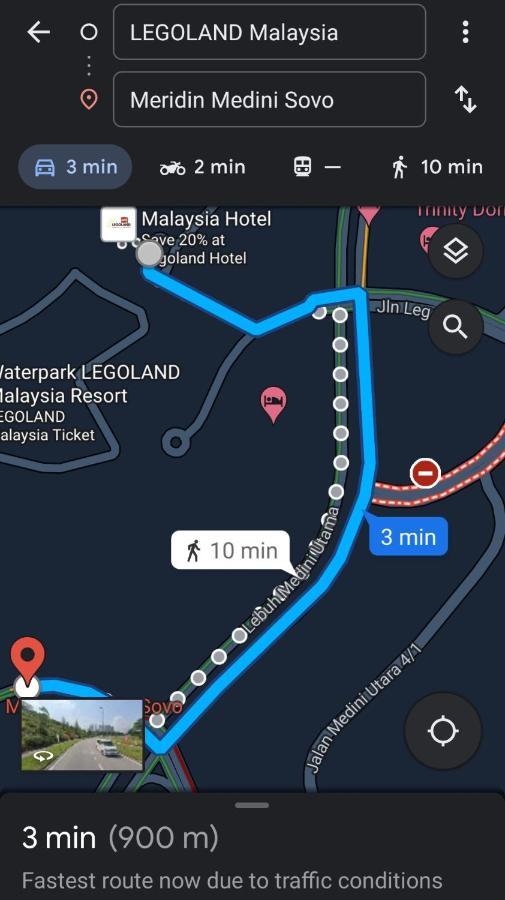 D Bunga مسلم Homestay Pool View Legoland Nusajaya Nusajaya  Exterior foto